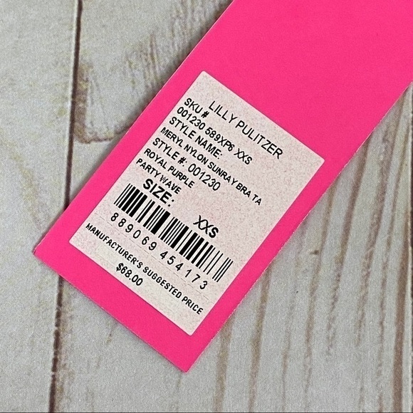 Lilly Pulitzer Meryl Nylon Sunray Bra‎ Tank Size XXS - Picture 6 of 10